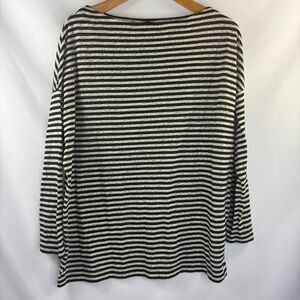 All Saints Rita Relaxed Fit Striped Oversized XS T-Shirt Top